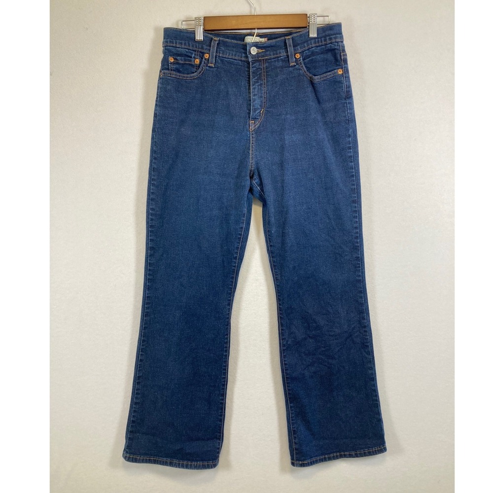 Classic Levi's 512 Women 14S Dark Wash Perfectly Slimming Bootcut Jeans